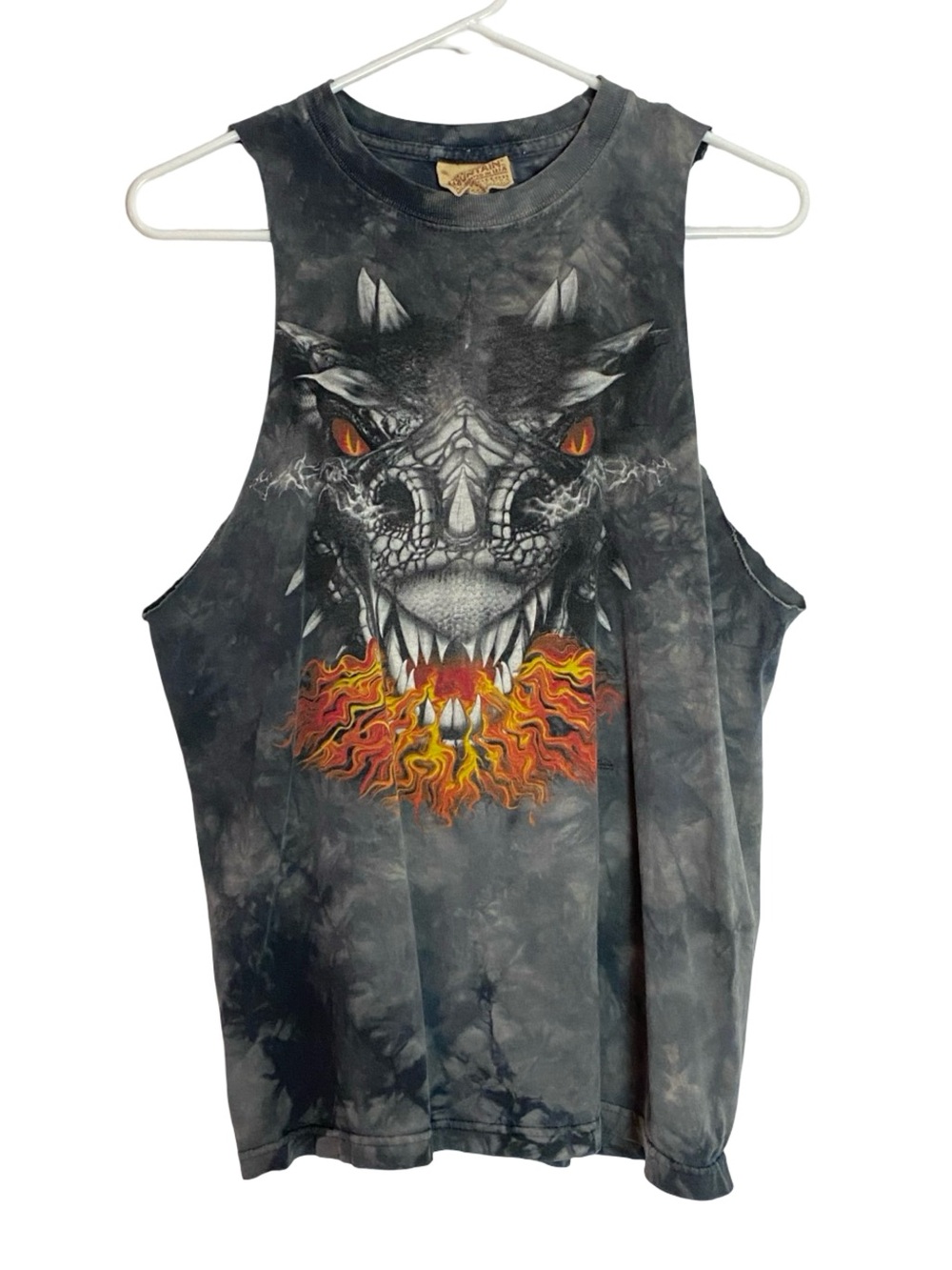 The Mountain Dragon Muscle Tee Tshirt Mens Unisex Size Medium Large Chest 19 L25